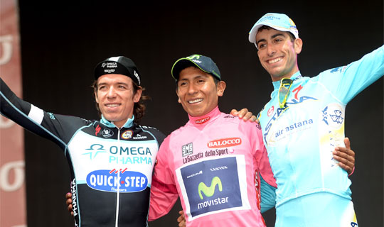 Podium Giro 2014