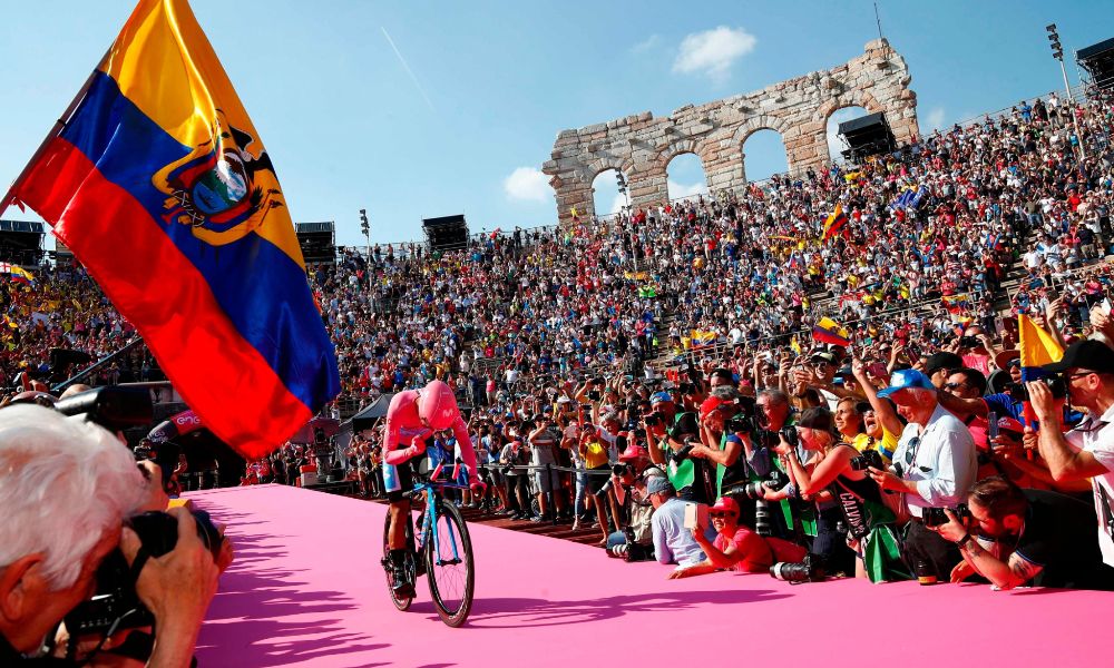 Richard Carapaz Giro 2022 - Favorieten roze trui Giro 2022