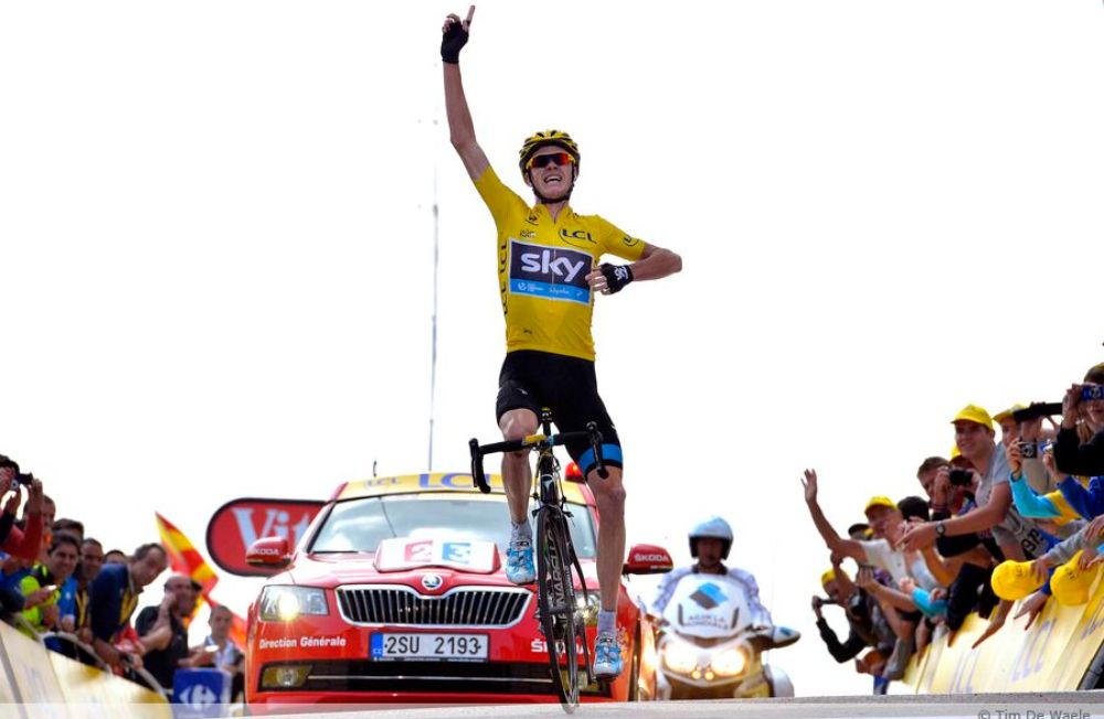 Favorieten gele trui Tour de France 2023 - Historie Chris Froome